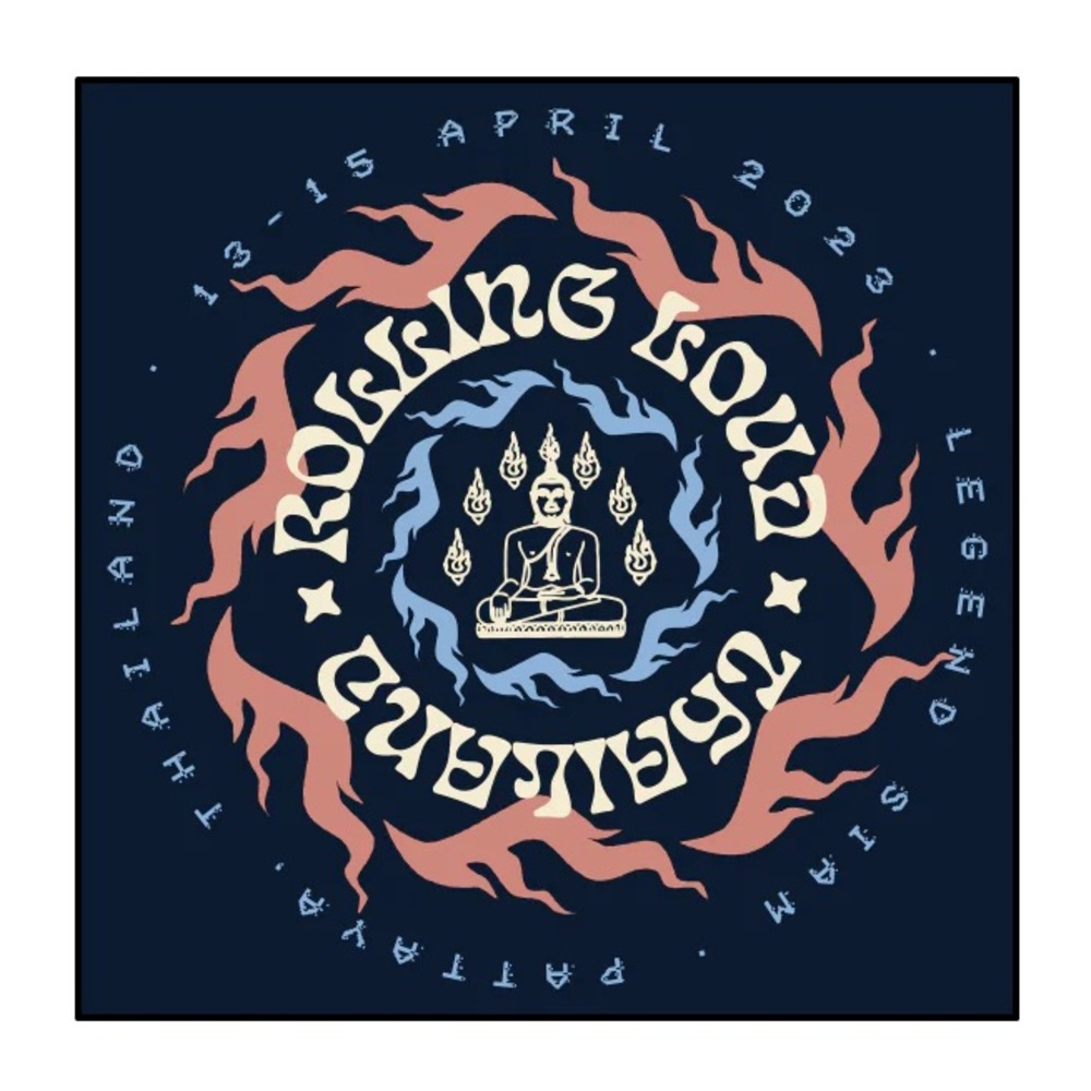 Rolling Loud | RL THAILAND RL TEMPLE NAVY BANDANA